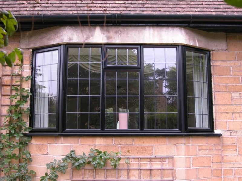 black aluminium windows