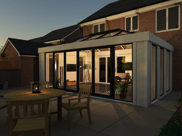 orangery at night