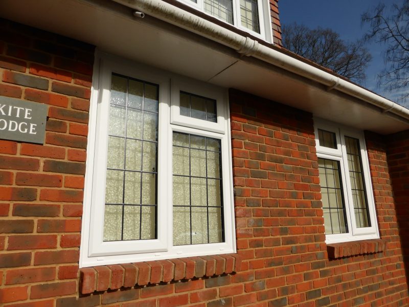 white upvc windows