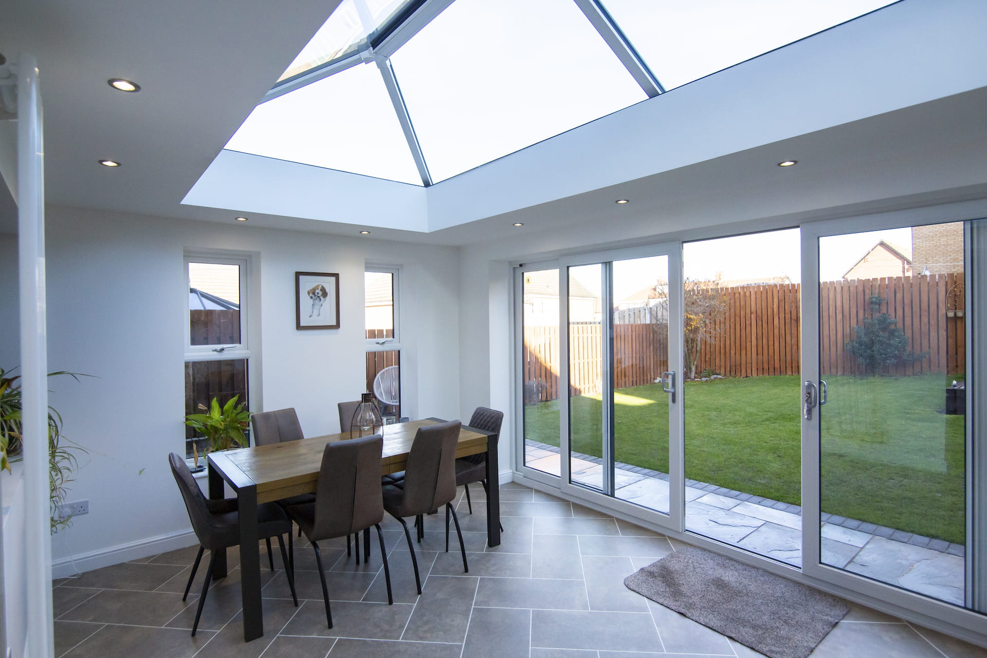 tiled conservatory roof