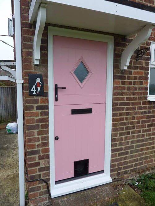 pink stable door