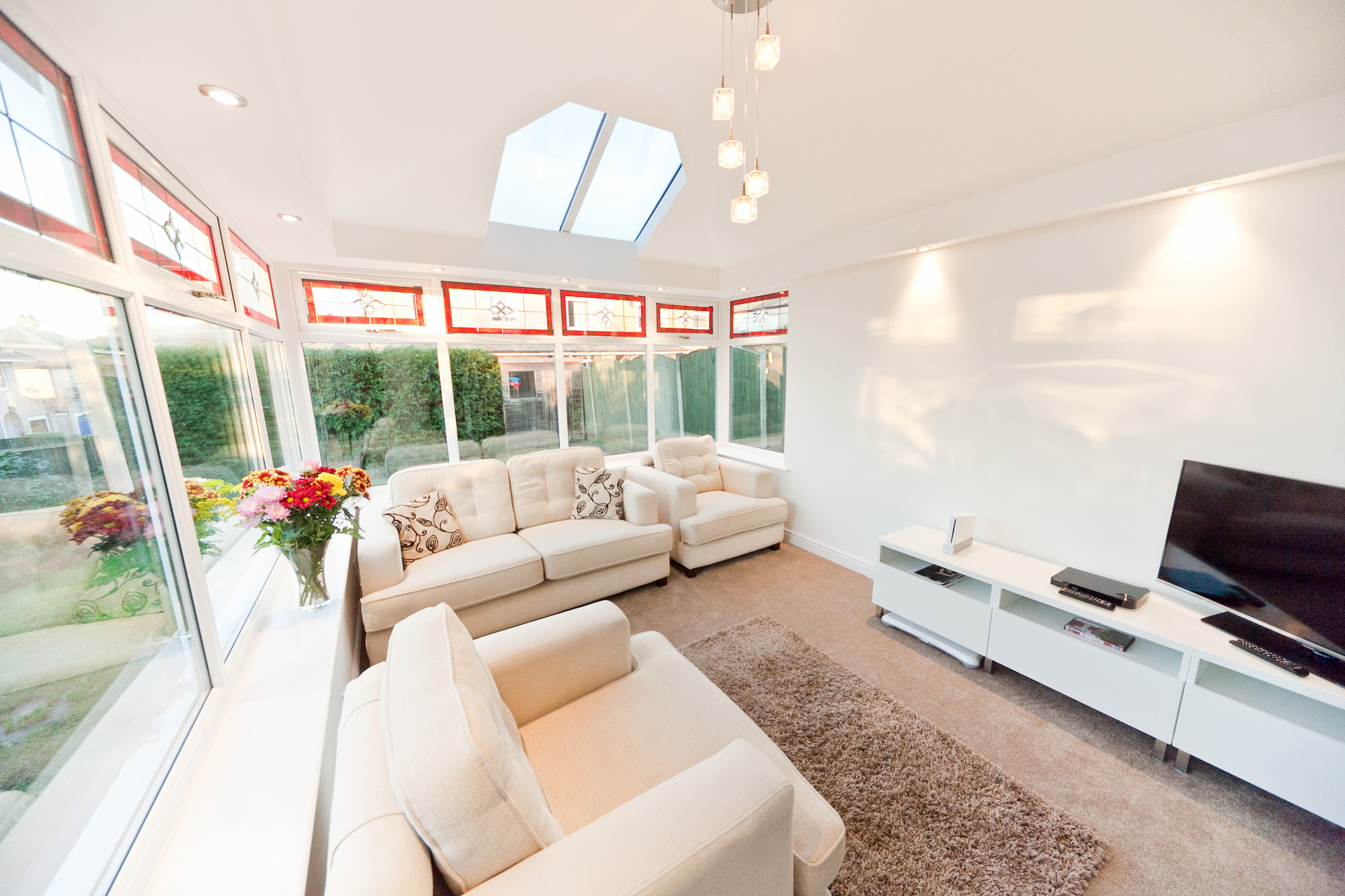 solid conservatory roof interior
