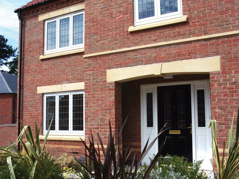 white french windows