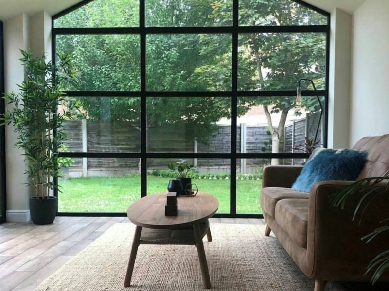 aluco steel look aluminium windows