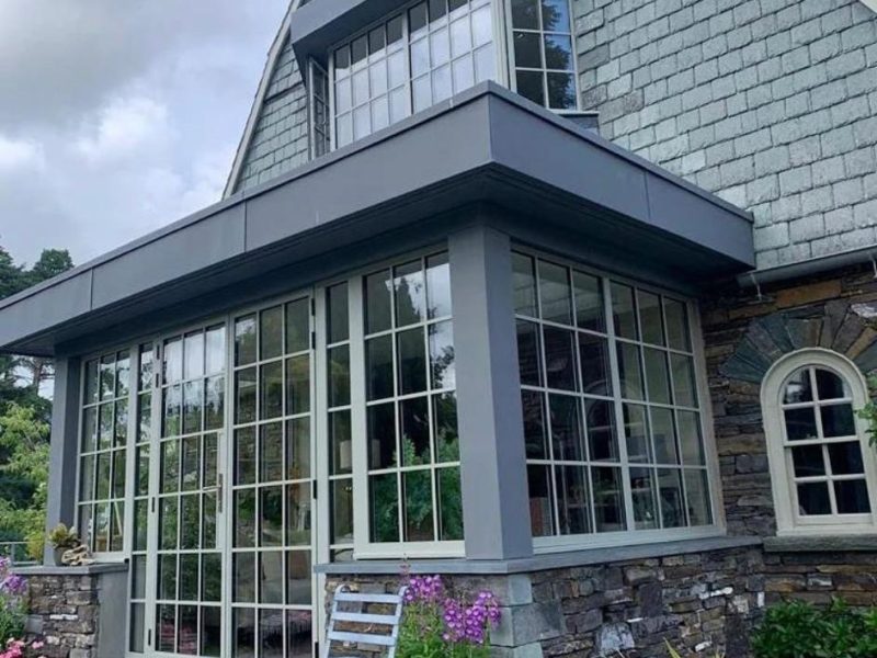 aluco steel look aluminium windows